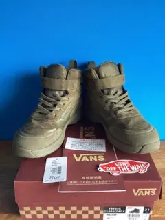 VANS MN LEAF ハイカットスニーカー 21cm キッズ