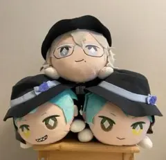 【ツイステッドワンダーランド】寝そべりぬい 【フロイド、ジェイド、アズール】