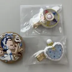 おジャ魔女どれみ　クリアクリップコレクション　缶バッチ