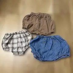 《70〜80cm》ベビーブルマ 3点セット