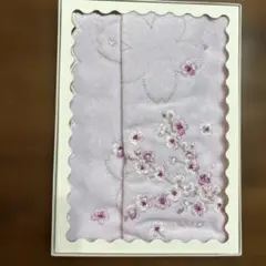 和光 桜の刺繍タオル
