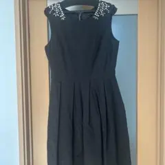 ワンピース　ドレス ブラック ペイズリー