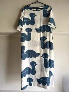 直営店限定 ミナペルホネン bird bird×birdドレスワンピース 38 - メルカリ