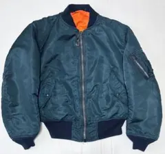 80-90's USA製 3本タグ アルファ MA-1 フライトジャケット M