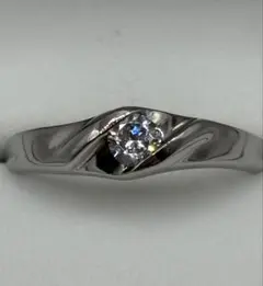 ジルコニア付きシルバーリング