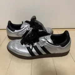 【ADIDAS】SAMBA OG サンバOG シルバー　23センチ