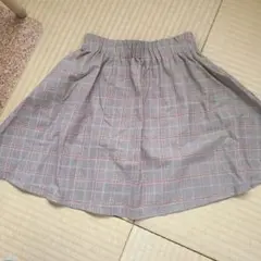 チェック柄スカート サイズ140