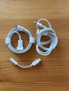 ホワイト Lightningケーブル 3本セット