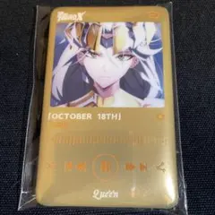 TO BE HERO X 場面写ホログラムスクエア缶バッジ クイーン music