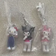 サンリオ ライブキャラクターズ ミニチュアチャーム ガチャ 3点セット
