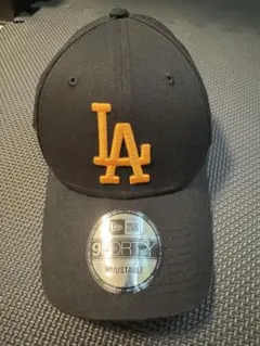 New Era 9FORTY LA キャップ　黒オレンジ