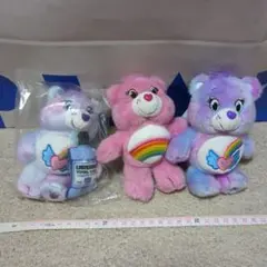 全てタグ付き未使用　ケアベア　韓国　マスコットキーホルダー　3つセット