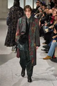 Yohji Yamamoto pour homme 柄ドレープパンツのサムネイル