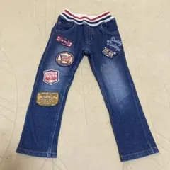 DADDY OH DADDYキッズ110cmジーパン　長ズボン　ワッペン　デニムのサムネイル