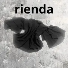 rienda 当時物 オフショル フリル トップス シフォン 平成ギャル Y2Kのサムネイル