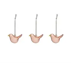 イッタラ バードオーナメント ピンク 3個セット 正規品 廃盤