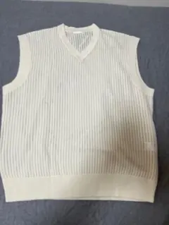 GU Vネック ニットベスト M