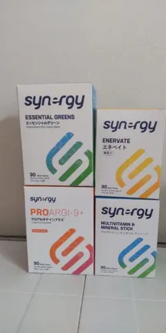 シナジー プロアルギナインプラス 3箱＆エッセンシャルグリーン1箱