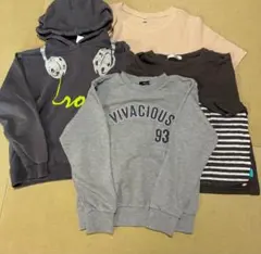 トレーナー・パーカー 4点セット　古着の詰め合わせ 150cm160cm