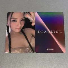 BLACKPINK　DEADLINE 特典　トレカ　ジス　アルバム　限定