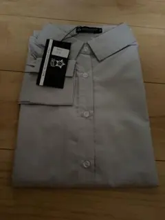 【最終価格】メンズ　長袖シャツ　M グレー　フォーマル　ファッション