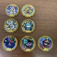 ❶　妖怪ウォッチ 妖怪メダランドCP当選品 レジェンドメダル 7枚　※バラ不可