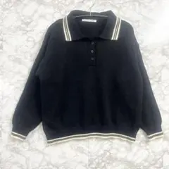 by munir ✨バイ　ムニール✨黒ポロニットのサムネイル