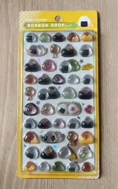 ボンボンドロップシール 和柄 おにぎり 新品