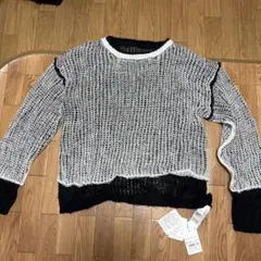 LUCA LADY LUCK LUCA メッシュニット 長袖