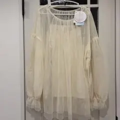 しまむら　rafraf×TOMO チュールトップス　4L 【新品未使用】