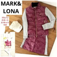 mark&lona 長袖ジャケットトップス&スコート