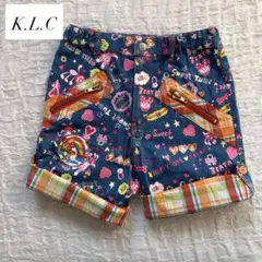 K.L.C ケーエルシー　ショートパンツ　デニム　140
