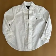 Polo Ralph Laurenボタンダウンシャツホワイト　2/2（90）