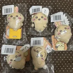 ちいかわ　うさぎだらけくじ　ぬいぐるみバッジ　Ｅ賞　新品のサムネイル