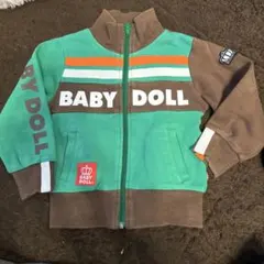 BABY DOLL ベビー ドール ジップアップ トレーナー グリーン 80cm