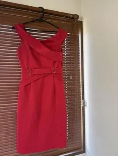 レッドオフショルダータイトドレス /キャバ嬢