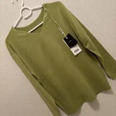 アズールバイマウジー　ニット　薄手　グリーン　S