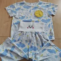 GU シナぷしゅ 腹巻パジャマ 上下セット 100cm