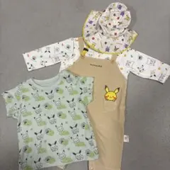 monpoke モンポケ ベビー服 小物 3点セットのサムネイル