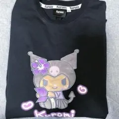 サンリオ　Sanrio クロミ　Tシャツ　日焼け　Mサイズ　ブラック　レディースのサムネイル