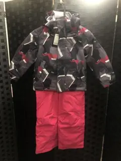 子供用スキーウェア100【ストーンドット黒】