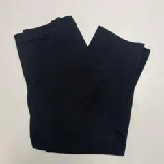 ネイビー スラックス ベルトループ付き　ユニクロ　スマートパンツ