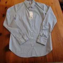 UNIQLO スーピマコットン ストライプシャツ 長袖 M