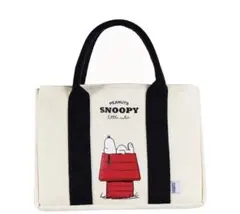 PEANUTS スヌーピー キャンパスコットントートバッグ