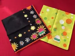 ◉セール！新品未使用　ベネトン　大判ハンカチ　2枚セット　綿100% 日本製