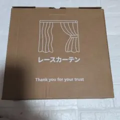 【未使用】レースカーテン 2枚セット白のサムネイル