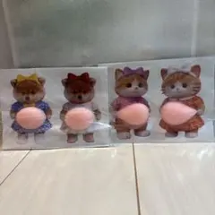 犬　ネコ　お腹シールセット