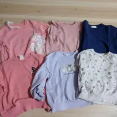 女の子　100　110トレーナーセット　6点