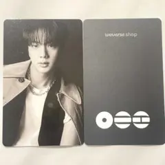 ジン　JIN BTS ポップアップ　ラキドロ　特典　トレカ　韓国限定