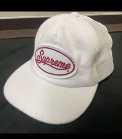 Supreme ホワイトメッシュキャップ